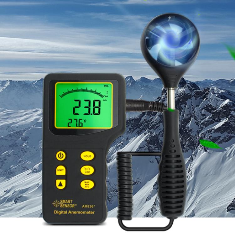 SmartSensor Anemometer With Carrying Toolbox, SmartSensor AR836+