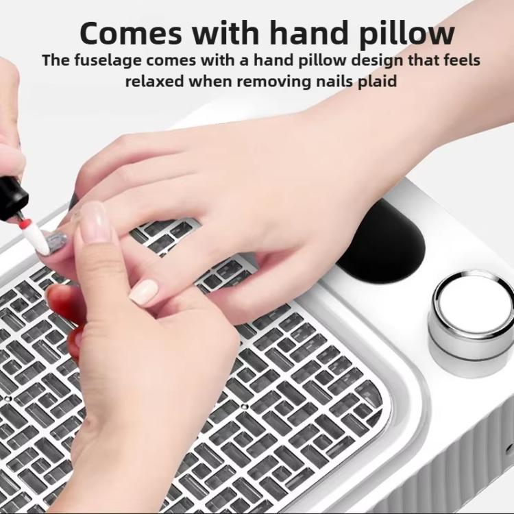 BLUEQUE 80W High-Power Thickened Nail Dust Collector With Low Noise, A Style US Plug, A Style EU Plug, B Style US Plug, B Style EU Plug