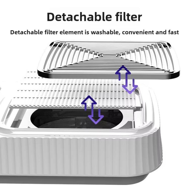 BLUEQUE 80W High-Power Thickened Nail Dust Collector With Low Noise, A Style US Plug, A Style EU Plug, B Style US Plug, B Style EU Plug