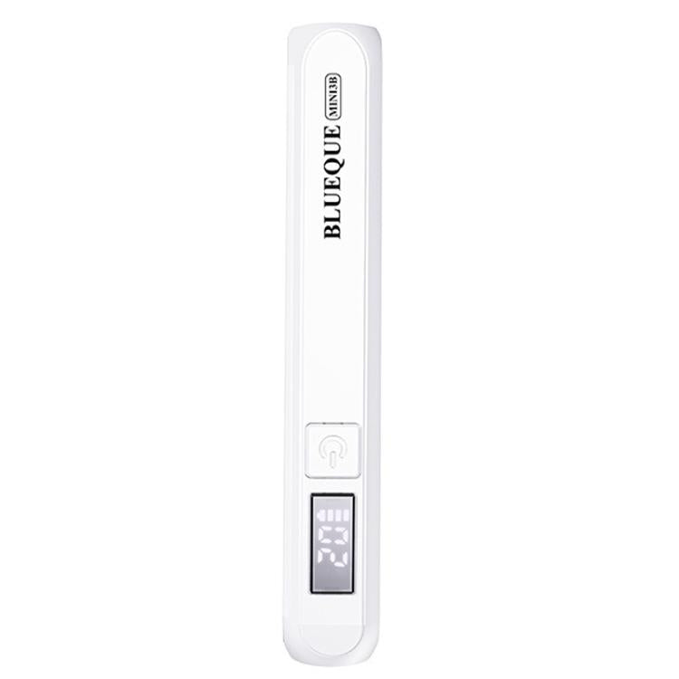BLUEQUE Handheld 3W Rechargeable LED Nail Drying Lamp Single-Nail Tip Curing Lamp, 3A Push-Button (White), 3B Screen (White), 3A Push-Button (Wood Grain), 3B Screen (Wood Grain)