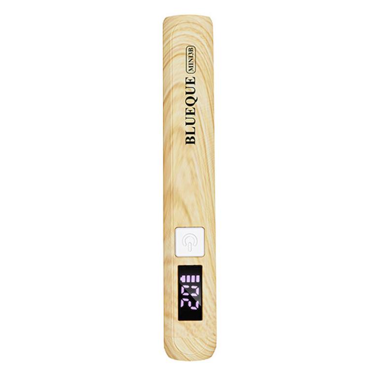 BLUEQUE Handheld 3W Rechargeable LED Nail Drying Lamp Single-Nail Tip Curing Lamp, 3A Push-Button (White), 3B Screen (White), 3A Push-Button (Wood Grain), 3B Screen (Wood Grain)