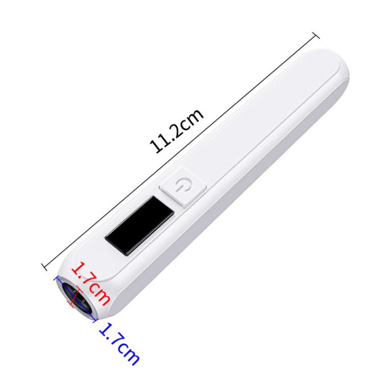 BLUEQUE Handheld 3W Rechargeable LED Nail Drying Lamp Single-Nail Tip Curing Lamp, 3A Push-Button (White), 3B Screen (White), 3A Push-Button (Wood Grain), 3B Screen (Wood Grain)