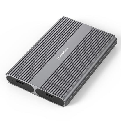 Portable Hard Drive Enclosure Dual-Bay External M.2 Reader, Blueendless M2836SN M.2 SATA / NVMe, Blueendless M2826N M.2 NVMe x 2, Blueendless M2826SN M.2 NVMe+SATA, Blueendless M2826S M.2 SATA x 2