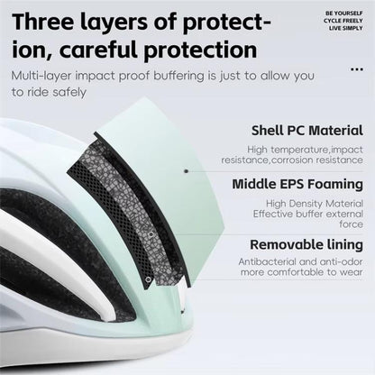 WEST BIKING Youth Bike Helmet for Road & Mountain Cycling with Anion Liner, Magnetic Buckle, 48-52cm