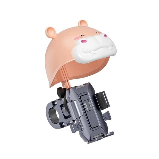 Soporte impermeable para teléfono de motocicleta para exteriores con soporte universal para navegación de teléfono para casco, manillar rosa, espejo retrovisor negro, espejo retrovisor rosa