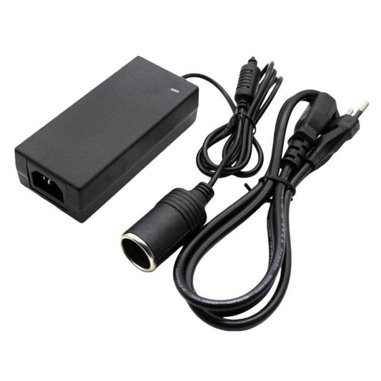 Adaptador de corriente de 12 V y 5 A para portavasos de coche, convertidor de corriente para aspiradora, enchufe de EE. UU., enchufe de la UE, enchufe del Reino Unido