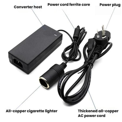 12V 5A Power Adapter Car Cup Holder Vacuum Cleaner Power Converter, US Plug, EU Plug, UK Plug