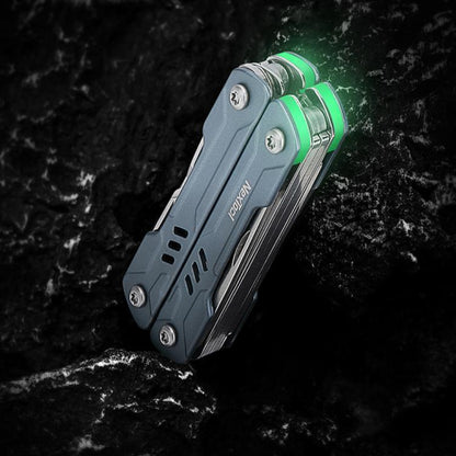 NexTool S11 Mini Sailor Outil multifonction 11-en-1 couteau de poche pince pliante coupe-fil kit de survie EDC, S11 bleu, S11 noir
