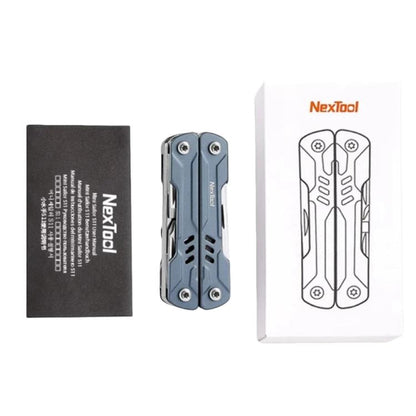 NexTool S11 Mini Sailor Outil multifonction 11-en-1 couteau de poche pince pliante coupe-fil kit de survie EDC, S11 bleu, S11 noir