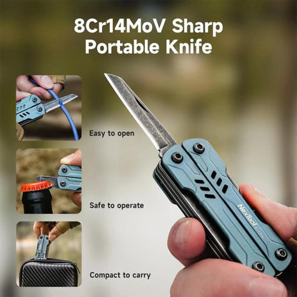 NexTool S11 Pro Mini Sailor Outil multifonction 12-en-1 de survie pour l'extérieur, couteau de poche, pinces pliantes, coupe-fils, kit de survie EDC, S11 Pro