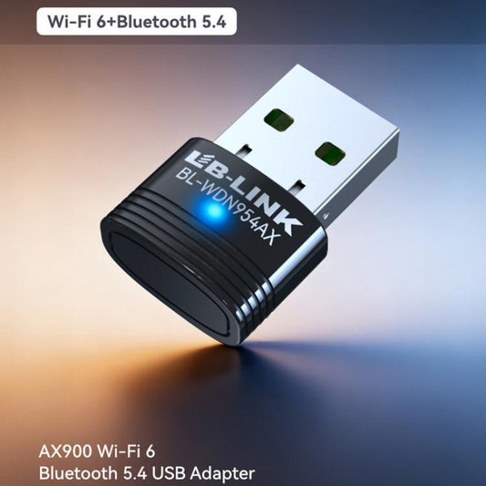 LB-LINK BL-WDN954AX Adaptateur réseau sans fil USB WiFi 6 + Récepteur Bluetooth 5.4, BL-WDN954AX