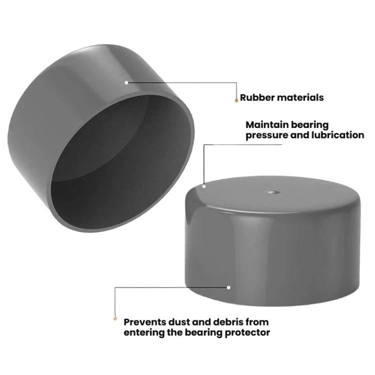 1.98 Inch Bearing Protector Cover Lubricator Rubber Cap, 4pcs Bearing Protector Cover