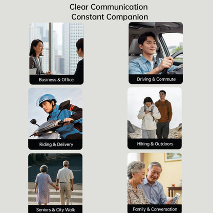 FT-10 Noise Reduction Long-Lasting Hearing Aid Headphones Clip-On Sound Amplifier