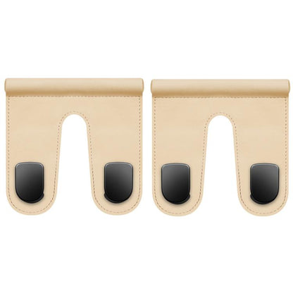 2pcs Multifunctional Car Interior Hook and Storage Organizer, Single Black, Single Beige, Single Gray, Double Black, Double Gray, Double Beige