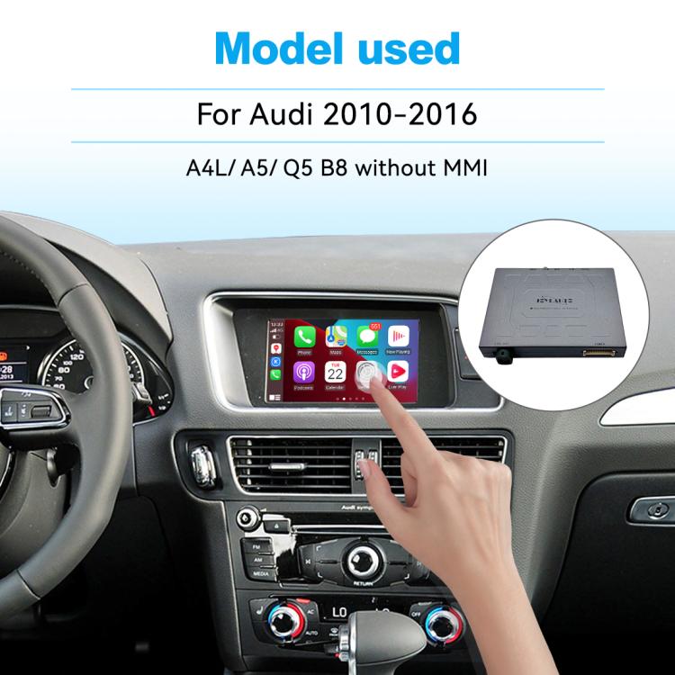 JOYEAUTO WZAU Wireless CarPlay Module Decoder, For Audi A4L/A5/Q5/B8 Without MMI 2010-2016, For Audi A3MMI 2012-2018, 2016-2018 A4/A5/Q2/Q7/B9, For Audi A1/Q3 MMI 2G 3G 2012-2018, For Audi A6/A7/A8 MIB，MMI，RMC 2012-2017                                 ...