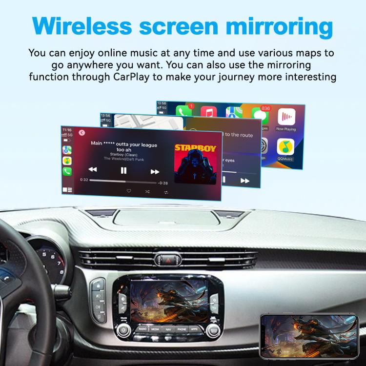 JOYEAUTO WZAF-2 Wireless CarPlay Decoder Module Box, WZAF-2