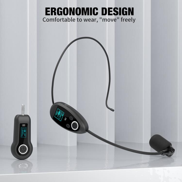 K-06 2.4G Head-Mounted Wireless Microphone Amplifier Headset, 1 in 1, 1 in 2