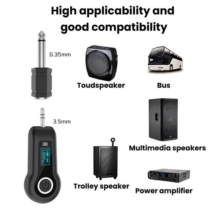 K-06 2.4G Head-Mounted Wireless Microphone Amplifier Headset, 1 in 1, 1 in 2