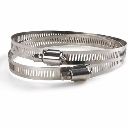 Stainless Steel Pole Mount Hose Clamps 12mm Width Heavy Duty Adjustable Strap for Junction Box Bracket, Diameter 10cm, Diameter 20cm, Diameter 30cm, Diameter 40cm, Diameter 50cm