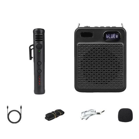 DIYO-1125 Multifunctional Outdoor High-Volume Microphone With Battery Display Teacher Classroom Voice Amplifier, Wireless Single Mic White, Wireless Single Mic Black, Wireless Single Headwear White, Wireless Single Headwear Black, Wireless Dual Mic Whi...