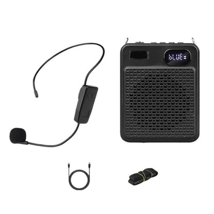 DIYO-1125 Multifunctional Outdoor High-Volume Microphone With Battery Display Teacher Classroom Voice Amplifier, Wireless Single Mic White, Wireless Single Mic Black, Wireless Single Headwear White, Wireless Single Headwear Black, Wireless Dual Mic Whi...