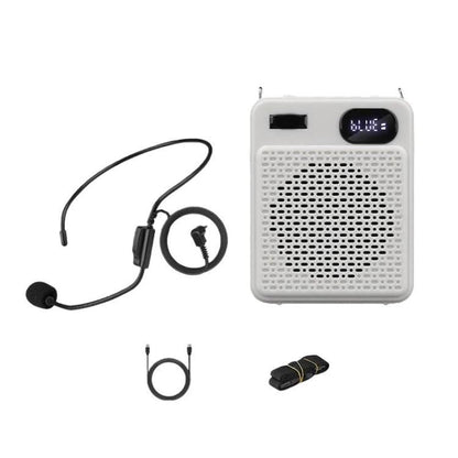 DIYO-1125 Multifunctional Outdoor High-Volume Microphone With Battery Display Teacher Classroom Voice Amplifier, Wireless Single Mic White, Wireless Single Mic Black, Wireless Single Headwear White, Wireless Single Headwear Black, Wireless Dual Mic Whi...