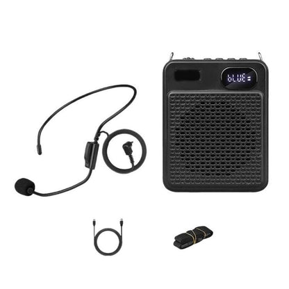 DIYO-1125 Multifunctional Outdoor High-Volume Microphone With Battery Display Teacher Classroom Voice Amplifier, Wireless Single Mic White, Wireless Single Mic Black, Wireless Single Headwear White, Wireless Single Headwear Black, Wireless Dual Mic Whi...