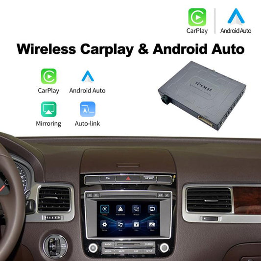 وحدة فك تشفير CarPlay اللاسلكية JOYEAUTO WZVW-1 لشاشة فولكس فاجن طوارق 8.0 بوصة (2010-2017)، WZVW-1