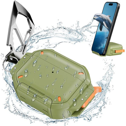 Fully Enclosed Shockproof Waterproof Headphone Case, For AirPods Pro 3, For AirPods 4