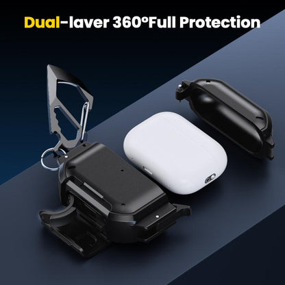 Fully Enclosed Shockproof Waterproof Headphone Case, For AirPods Pro 3, For AirPods 4