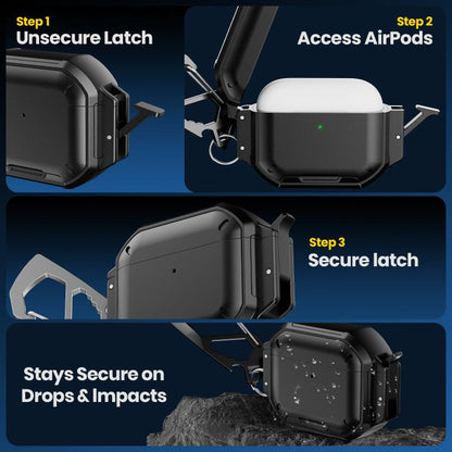 Fully Enclosed Shockproof Waterproof Headphone Case, For AirPods Pro 3, For AirPods 4