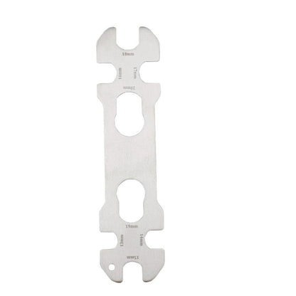 BIKERSAY 8 In 1 Bicycle Hub Thin Wrench with 8 Integrated Openings 13/14/15/16/17/18/19/20mm