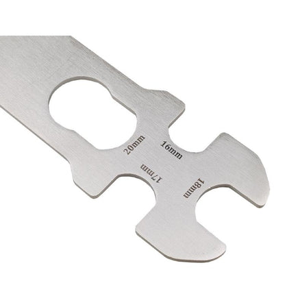 BIKERSAY 8 In 1 Bicycle Hub Thin Wrench with 8 Integrated Openings 13/14/15/16/17/18/19/20mm
