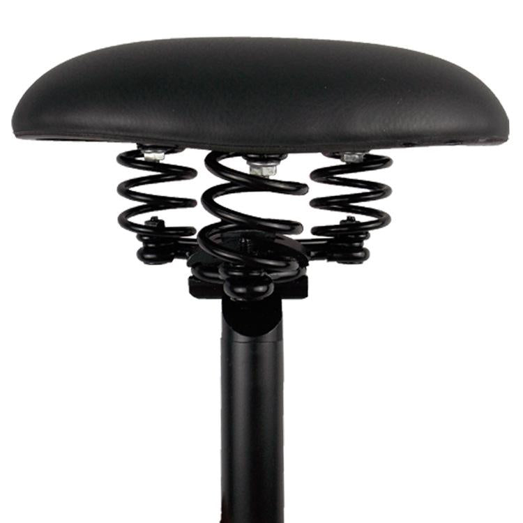 BIKERSAY Noseless MTB Saddle with Spring Shock Absorption Pressure Relief Comfort Bicycle Seat for Mountain Road Bike
