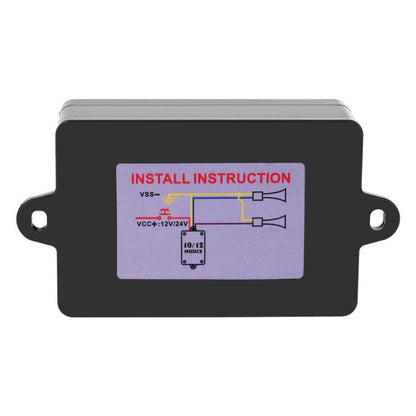 Twelve-tone Car Horn Control Box With Colored Light Control, 12 Sound, With Remote Control