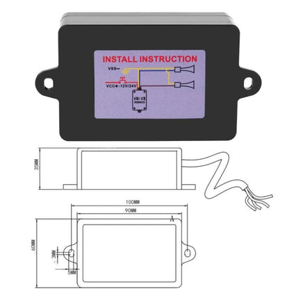 Ten-Tone Car Horn Control Box with Controller