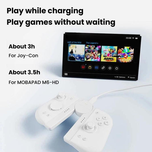 Pour M6-HD / Poignée de chargement de manette gauche et droite Switch MOBAPAD SA1