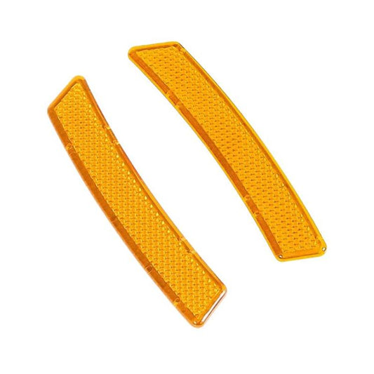 2 pegatinas reflectantes universales para guardabarros de coche, calcomanías de advertencia para la carrocería.