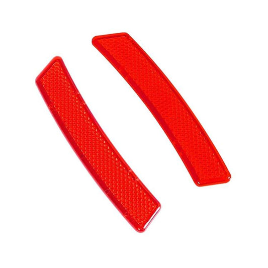 2 pegatinas reflectantes universales para guardabarros de coche, calcomanías de advertencia para la carrocería.