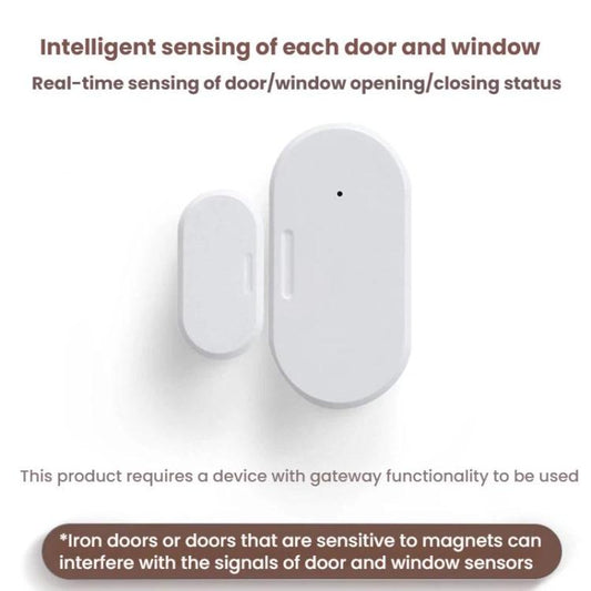 2 In 1 Smart Zigbee Door Window Sensor, Compatible With Home Assistant, ZG-102Z
