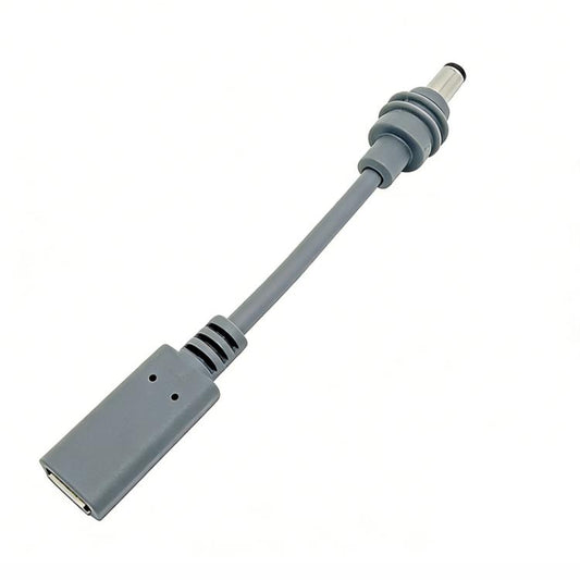 For Starlink Mini 18AWG 12cm PD USB-C Female To DC 5.5 x 2.1mm Charging Cable Supports 20V 5A 100W Input, USB-C Female To DC 5.5 x 2.1mm