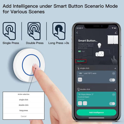 Smart Home Zigbee Scene Wireless Switch, ZG-101ZL