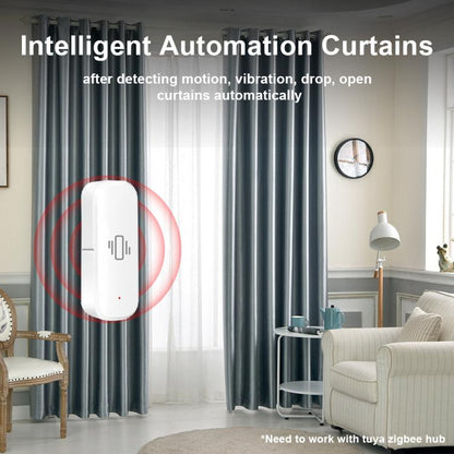Smart Zigbee Vibration Motion Sensor App Control Security Protection Motion Shock Alarm, ZG-103ZL