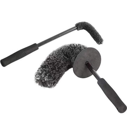 Artificial Wool Fiber Stick Car Crevice Wheel Hub Cleaning Brush