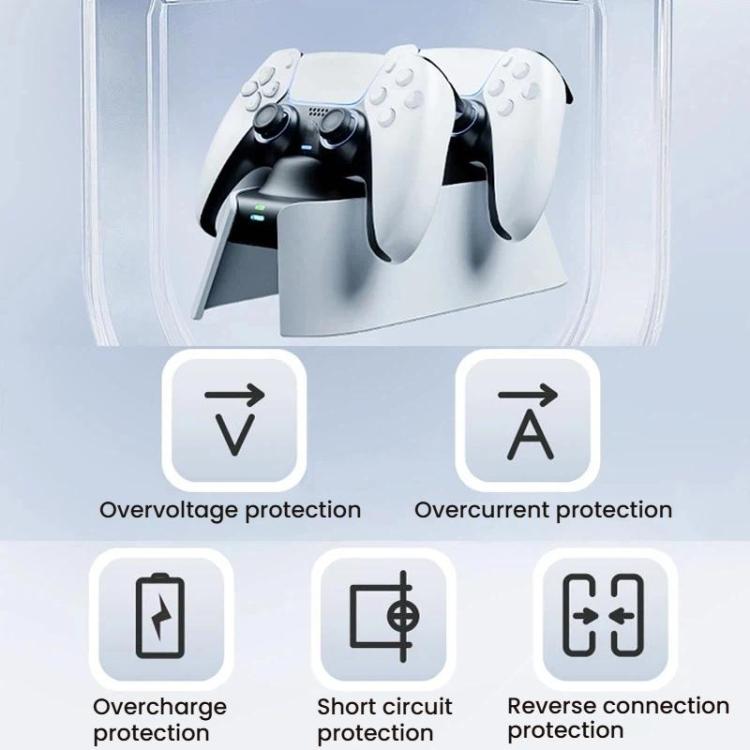 For PS5 ipega KD28 Handheld Fast Charging Dock Dual-Charging Game Controller Charger, KD28
