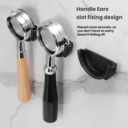 Coffee Portafilter Wall Mount Holder Espresso Machine Group Handle Wall Rack, 51mm, 54/58mm