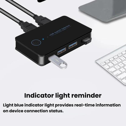 KM-U204A Computer Sharing Switch Keyboard, Mouse, USB & Printer Hub, USB 3.0 2 Input 4 Output, USB 3.0 2 Input 1 Output, USB 2.0 2 Input 4 Output, USB 2.0 2 Input 1 Output