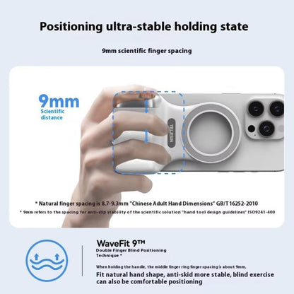 TELESIN Magnetic Phone Mounting Aid Photography Handle Remote Control Assistant, White Camera Grip+Silver Fill Light, White Camera Grip+Tripod+Silver Fill Light, White Camera Grip+White Fill Light, White Camera Grip+Tripod+White Fill Light             ...