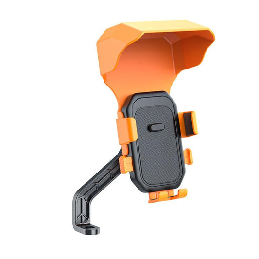 Soporte universal para teléfono móvil con montaje en espejo retrovisor para motocicletas y bicicletas.