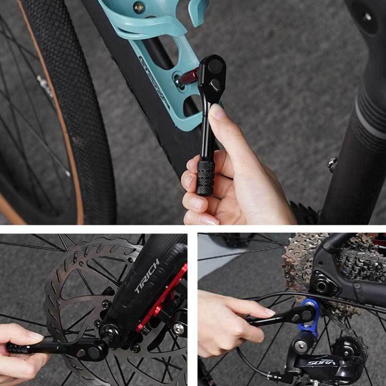 ENLEE EN56 Lot de 12 clés à cliquet pour vélo Kit d'outils de réparation de vélo multifonctionnel et portable, EN56 12pcs